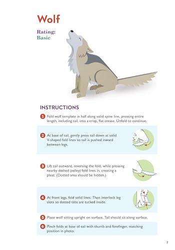 Paperfold Wild Animals: 10 Amazing Punch-Out-and-Fold Paper Creatures (Paperfold, 1)
