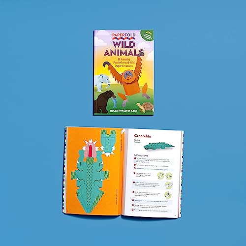 Paperfold Wild Animals: 10 Amazing Punch-Out-and-Fold Paper Creatures (Paperfold, 1)