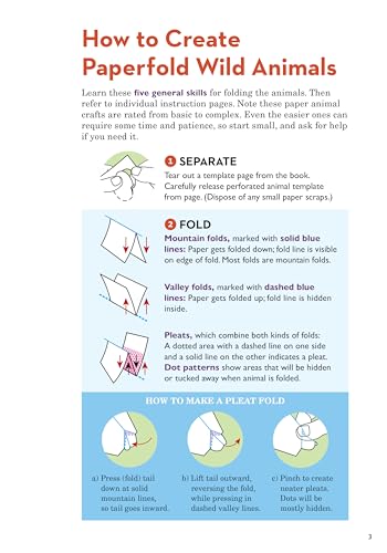 Paperfold Wild Animals: 10 Amazing Punch-Out-and-Fold Paper Creatures (Paperfold, 1)