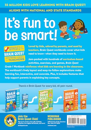 Brain Quest Workbook: 1st Grade Revised Edition (Brain Quest Workbooks)
