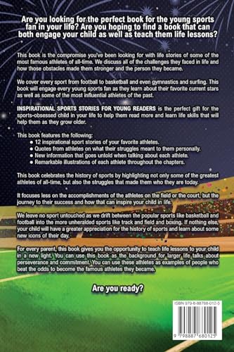 Inspirational Sports Stories for Young Readers: How 12 World-Class Athletes Overcame Challenges and Rose to the Top