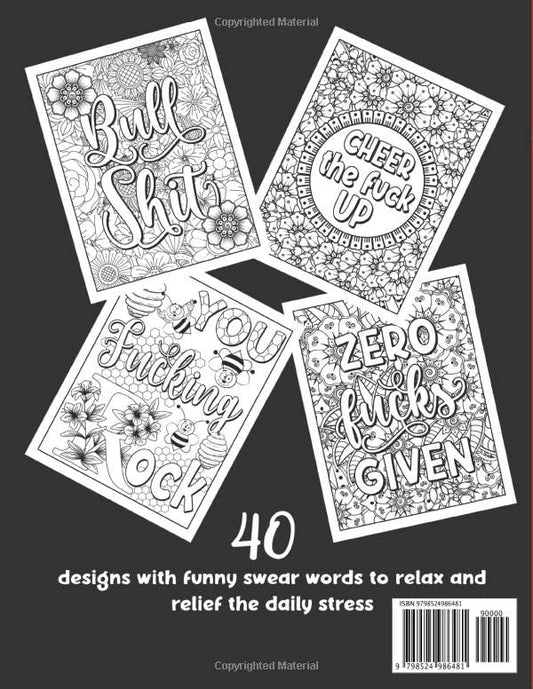 Adult Swear Words Coloring Book: Live, Laugh, Fuck Off: Swear Words Colouring Book for Adults | Sweary Coloring Book for Stress Relief and Relaxation | Adult Coloring Book Cuss Words