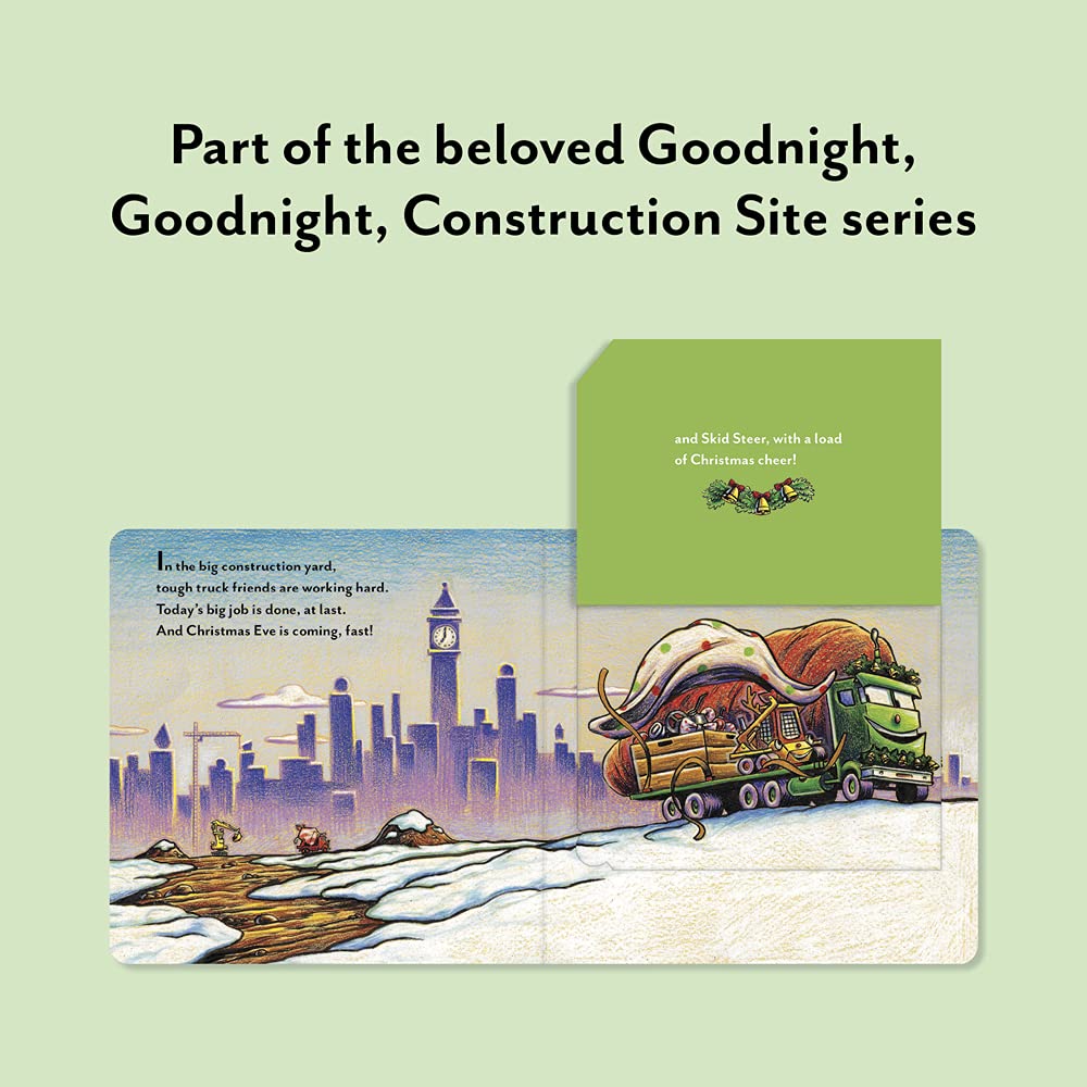 Construction Site: Merry and Bright: A Christmas Lift-the-Flap Book (Goodnight, Goodnight, Construc)