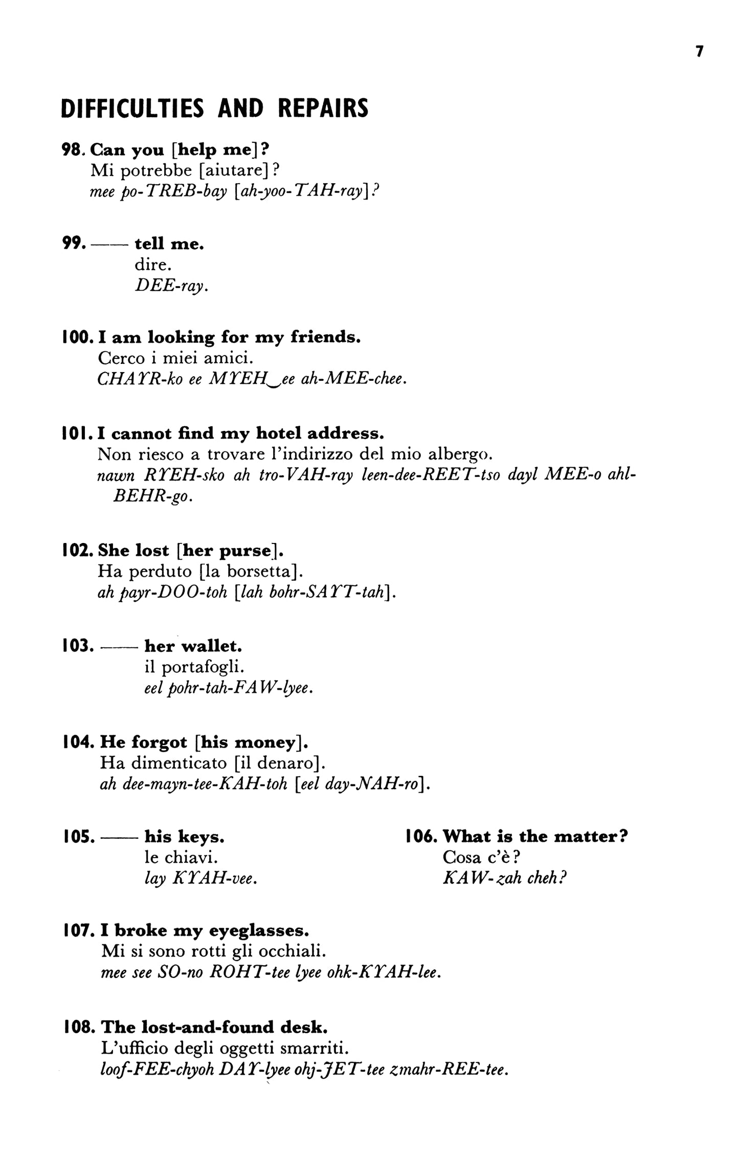 Easy Italian Phrase Book: Over 770 Phrases for Everyday Use (Dover Language Guides Italian)