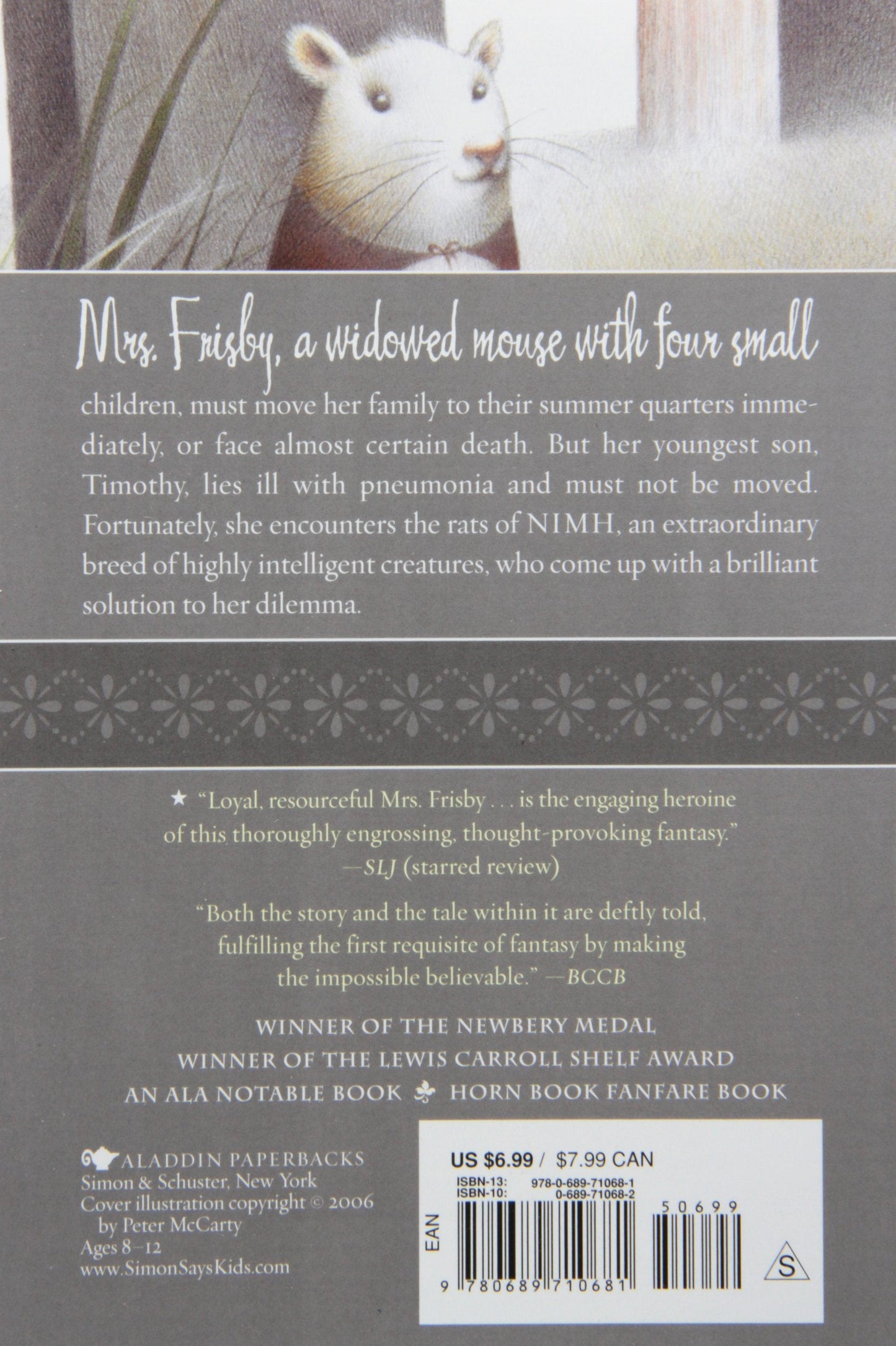 Mrs. Frisby and the Rats of NIMH